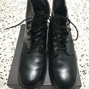 Preowned Black Frye factory workboot.
